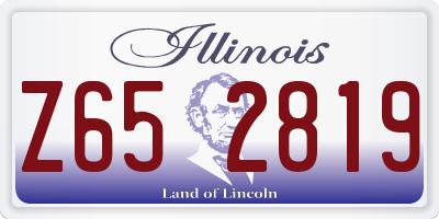 IL license plate Z652819