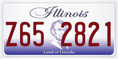 IL license plate Z652821