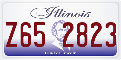 IL license plate Z652823