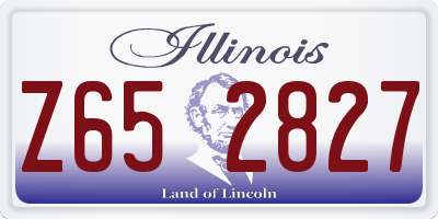 IL license plate Z652827