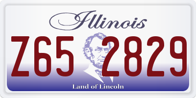 IL license plate Z652829
