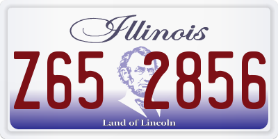 IL license plate Z652856