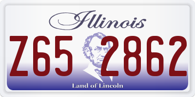 IL license plate Z652862