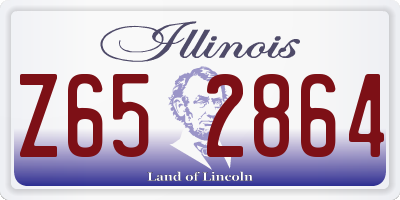 IL license plate Z652864
