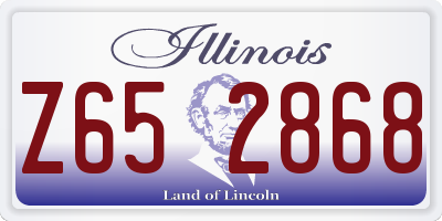 IL license plate Z652868