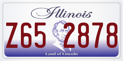 IL license plate Z652878