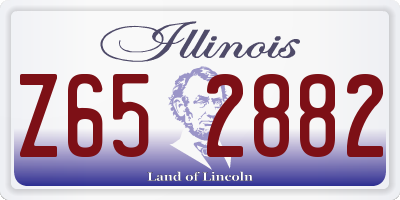 IL license plate Z652882