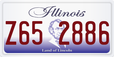 IL license plate Z652886