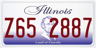 IL license plate Z652887