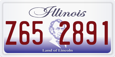 IL license plate Z652891