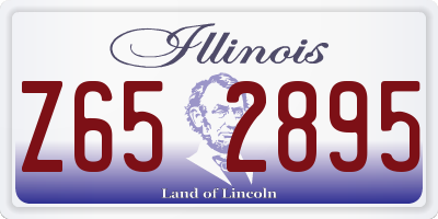 IL license plate Z652895