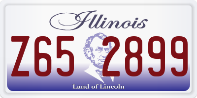 IL license plate Z652899