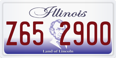IL license plate Z652900