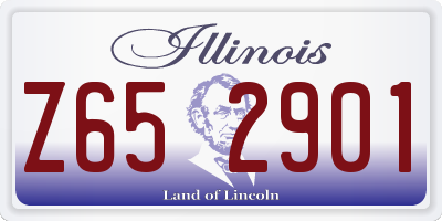 IL license plate Z652901