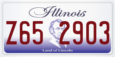 IL license plate Z652903