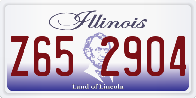 IL license plate Z652904