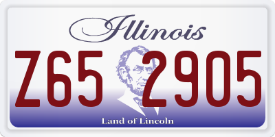 IL license plate Z652905