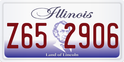 IL license plate Z652906