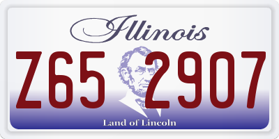 IL license plate Z652907