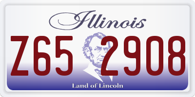 IL license plate Z652908