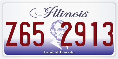 IL license plate Z652913
