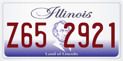 IL license plate Z652921