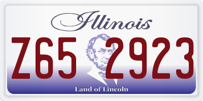IL license plate Z652923