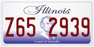 IL license plate Z652939