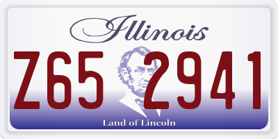 IL license plate Z652941