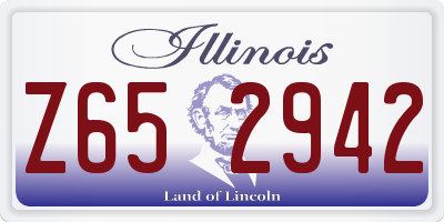 IL license plate Z652942