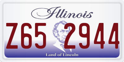 IL license plate Z652944