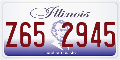 IL license plate Z652945