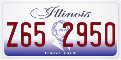 IL license plate Z652950