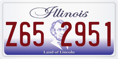 IL license plate Z652951