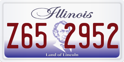 IL license plate Z652952