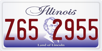 IL license plate Z652955