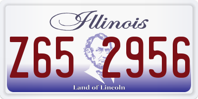 IL license plate Z652956