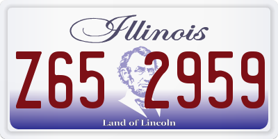IL license plate Z652959