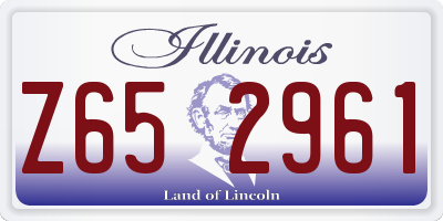 IL license plate Z652961