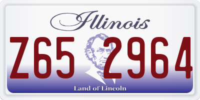IL license plate Z652964