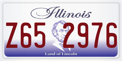 IL license plate Z652976