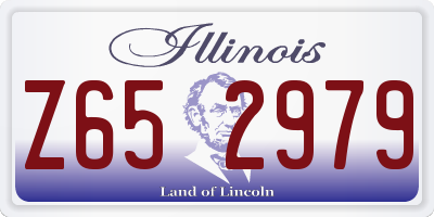 IL license plate Z652979