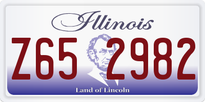 IL license plate Z652982