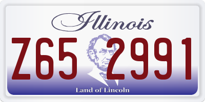 IL license plate Z652991