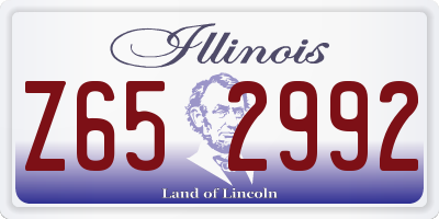 IL license plate Z652992
