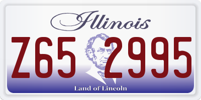 IL license plate Z652995