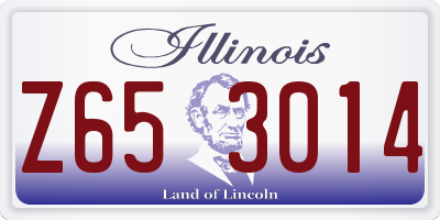 IL license plate Z653014