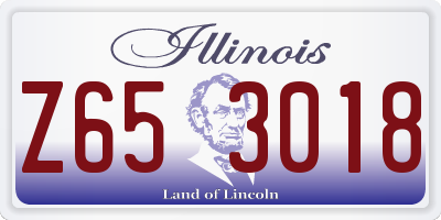 IL license plate Z653018