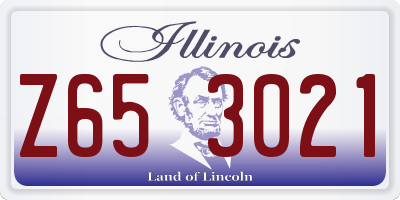 IL license plate Z653021