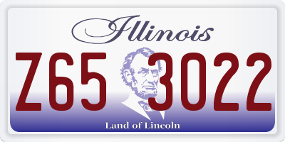 IL license plate Z653022